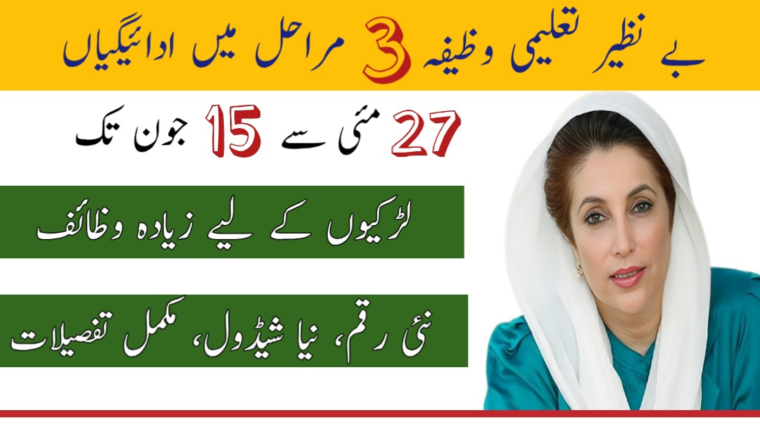 Check BISP Taleemi Wazaif Stipends in June 2025