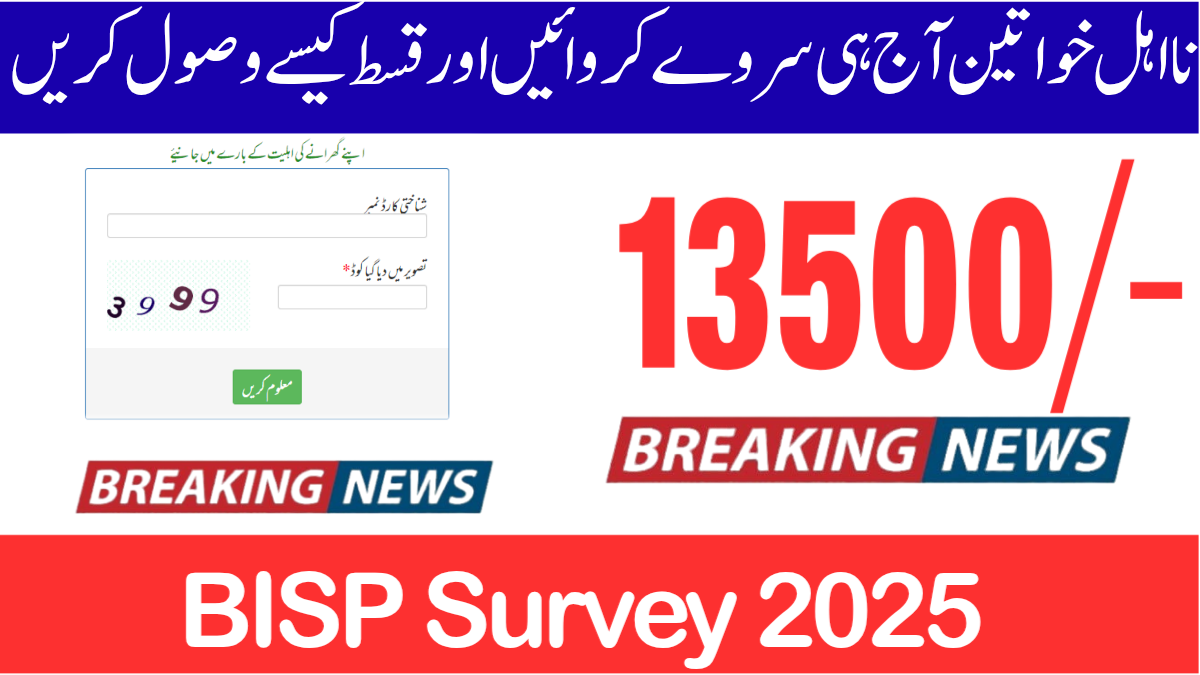 How to Register in BISP Survey 2025 for New Payments